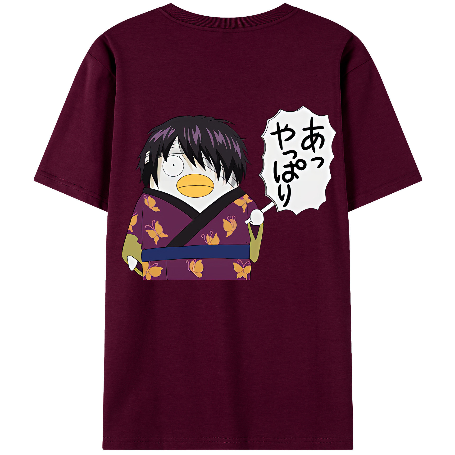 （画像用） ぎんたま 坂田銀時（さかたぎんとき） 神楽 志村新八（しむら しんぱち） GINTAMA Sakata Gintoki Kagura Shimura Shinpachi レディース半袖Tシャツ(バックプリント)
